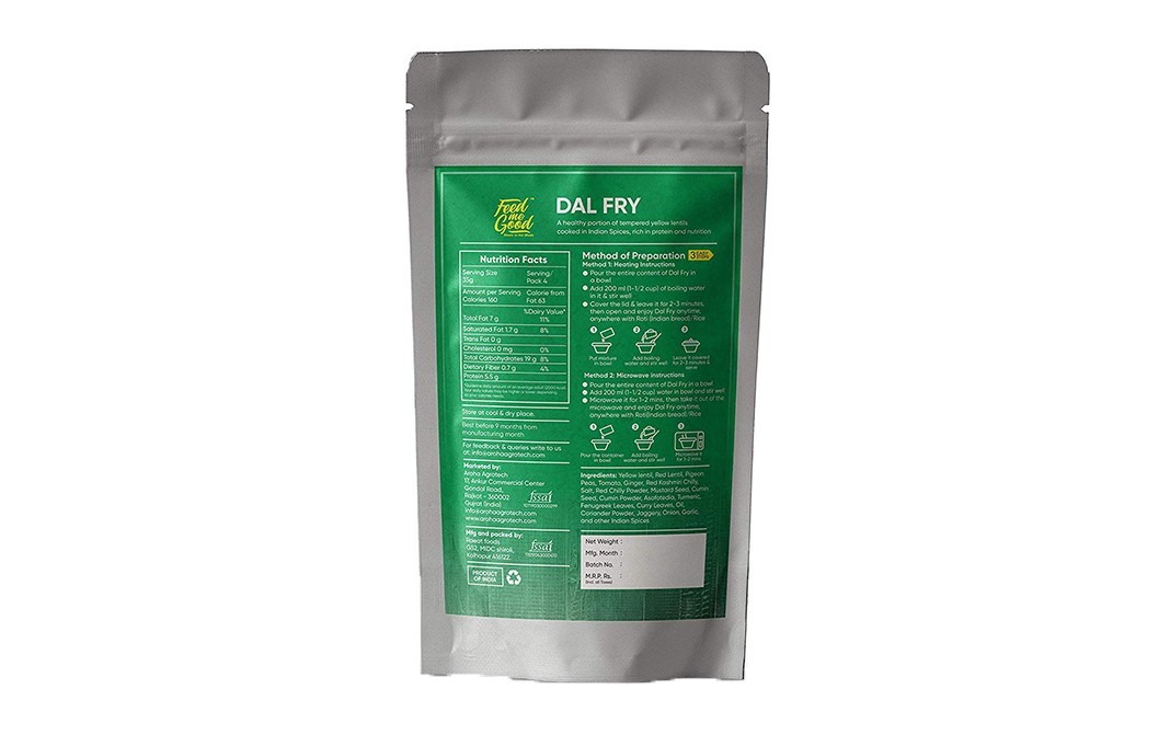 Feed Me Good Dal Fry    Pack  70 grams